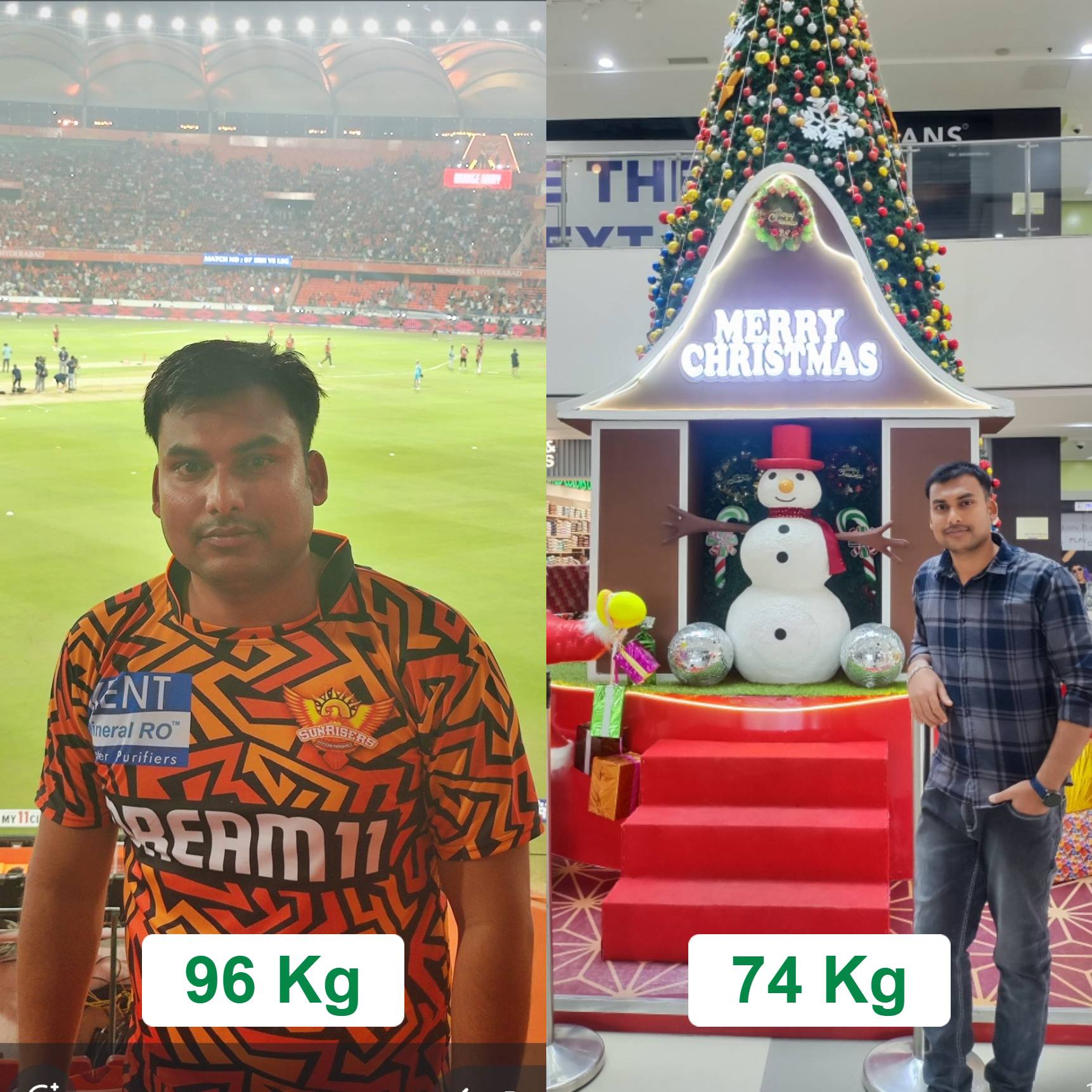 Weight loss journey